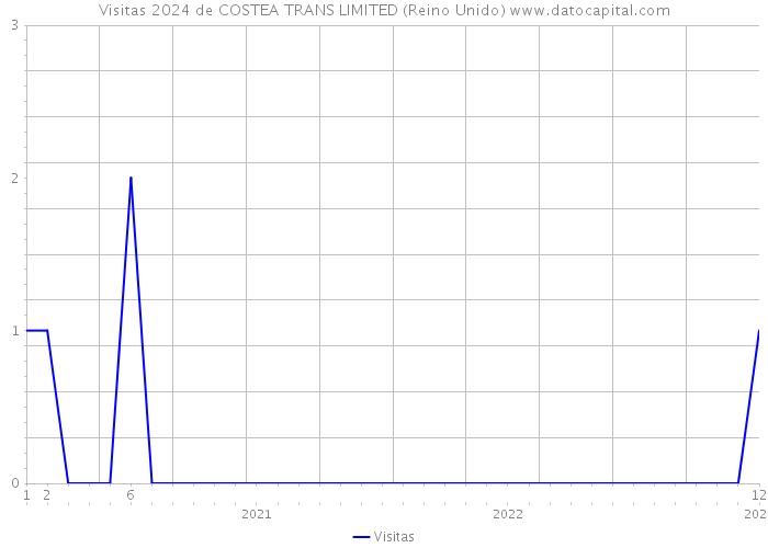 Visitas 2024 de COSTEA TRANS LIMITED (Reino Unido) 