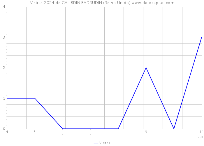 Visitas 2024 de GALIBDIN BADRUDIN (Reino Unido) 