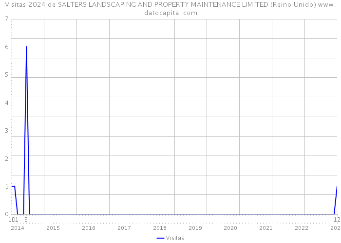 Visitas 2024 de SALTERS LANDSCAPING AND PROPERTY MAINTENANCE LIMITED (Reino Unido) 