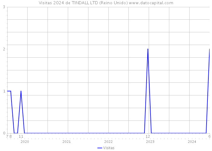 Visitas 2024 de TINDALL LTD (Reino Unido) 