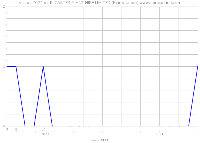 Visitas 2024 de P. CARTER PLANT HIRE LIMITED (Reino Unido) 