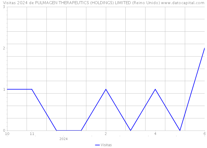 Visitas 2024 de PULMAGEN THERAPEUTICS (HOLDINGS) LIMITED (Reino Unido) 