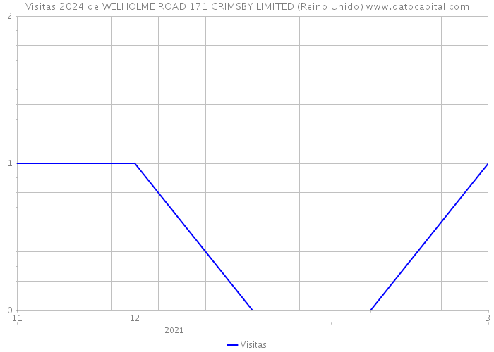 Visitas 2024 de WELHOLME ROAD 171 GRIMSBY LIMITED (Reino Unido) 