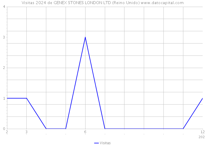 Visitas 2024 de GENEX STONES LONDON LTD (Reino Unido) 