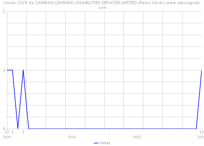 Visitas 2024 de CAMBIAN LEARNING DISABILITIES SERVICES LIMITED (Reino Unido) 