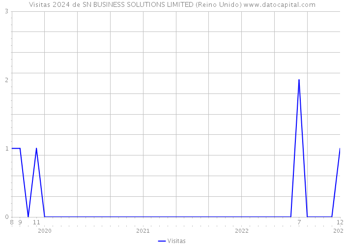 Visitas 2024 de SN BUSINESS SOLUTIONS LIMITED (Reino Unido) 