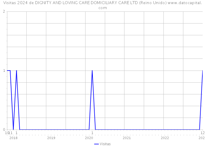 Visitas 2024 de DIGNITY AND LOVING CARE DOMICILIARY CARE LTD (Reino Unido) 