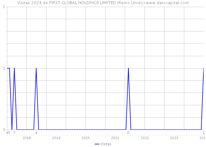 Visitas 2024 de FIRST GLOBAL HOLDINGS LIMITED (Reino Unido) 