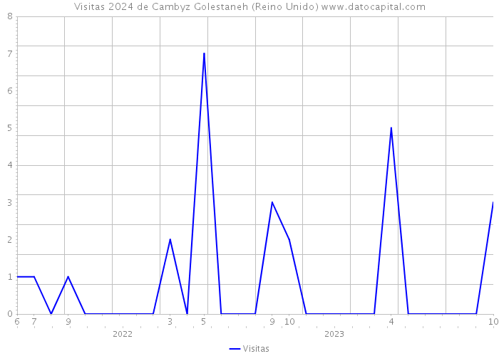 Visitas 2024 de Cambyz Golestaneh (Reino Unido) 