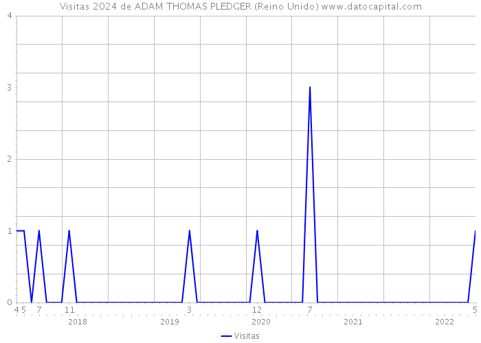 Visitas 2024 de ADAM THOMAS PLEDGER (Reino Unido) 