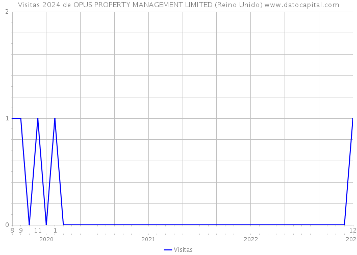 Visitas 2024 de OPUS PROPERTY MANAGEMENT LIMITED (Reino Unido) 