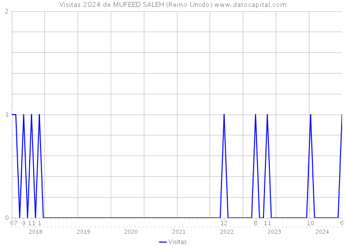 Visitas 2024 de MUFEED SALEH (Reino Unido) 