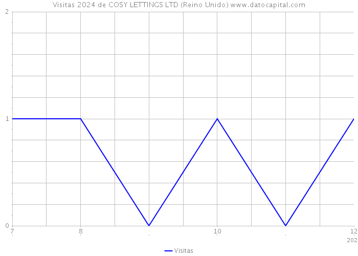 Visitas 2024 de COSY LETTINGS LTD (Reino Unido) 