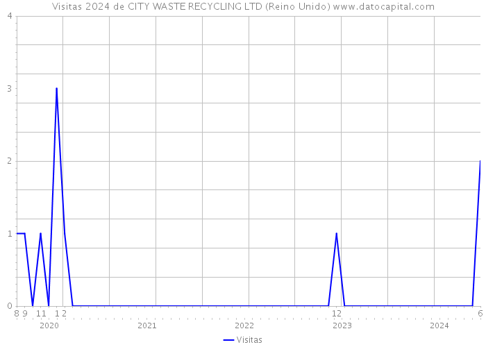 Visitas 2024 de CITY WASTE RECYCLING LTD (Reino Unido) 