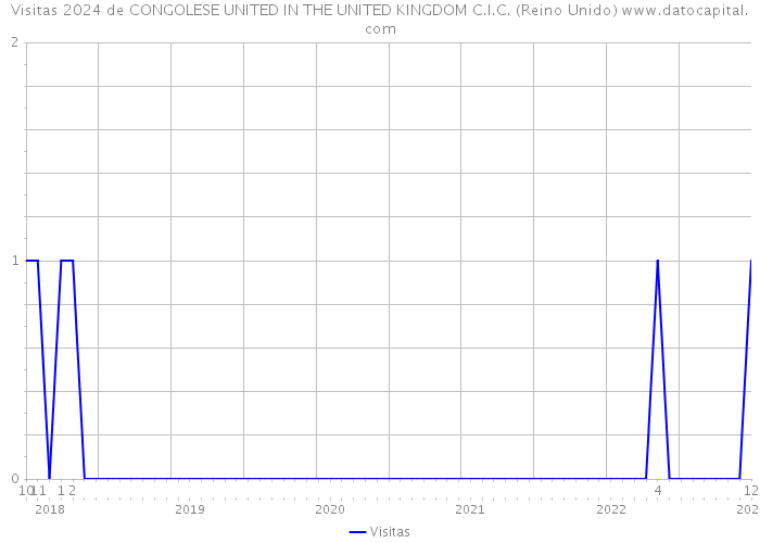 Visitas 2024 de CONGOLESE UNITED IN THE UNITED KINGDOM C.I.C. (Reino Unido) 