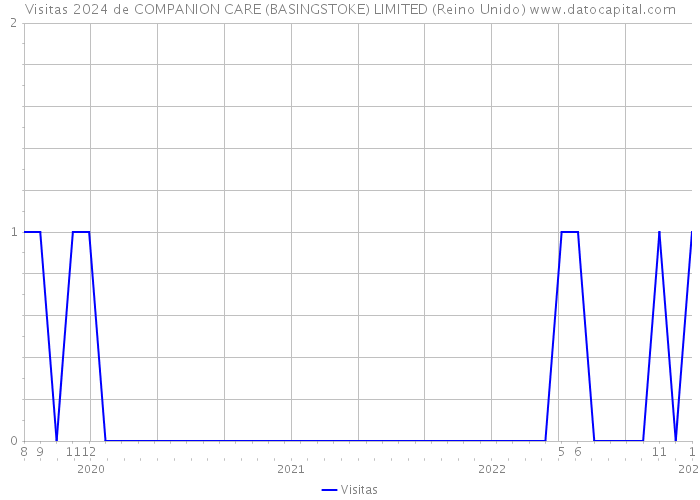 Visitas 2024 de COMPANION CARE (BASINGSTOKE) LIMITED (Reino Unido) 