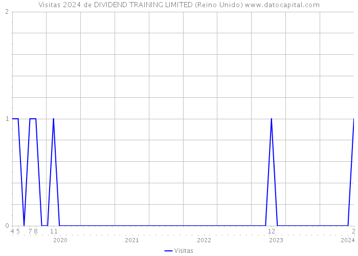 Visitas 2024 de DIVIDEND TRAINING LIMITED (Reino Unido) 