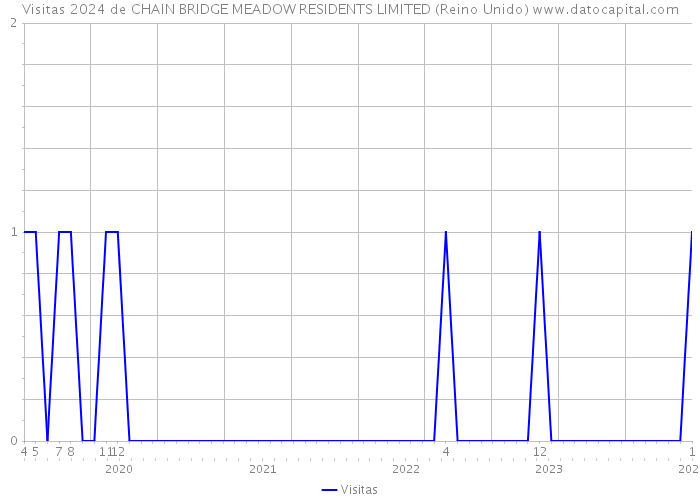 Visitas 2024 de CHAIN BRIDGE MEADOW RESIDENTS LIMITED (Reino Unido) 