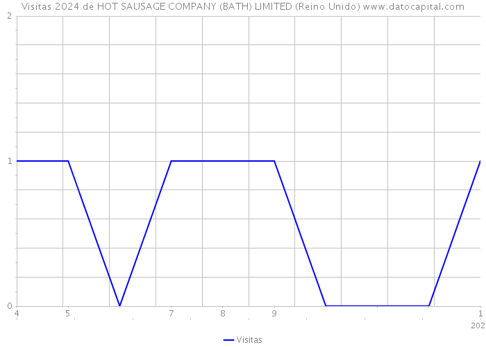 Visitas 2024 de HOT SAUSAGE COMPANY (BATH) LIMITED (Reino Unido) 