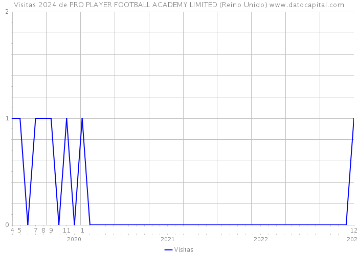 Visitas 2024 de PRO PLAYER FOOTBALL ACADEMY LIMITED (Reino Unido) 