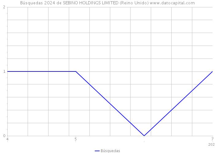 Búsquedas 2024 de SEBINO HOLDINGS LIMITED (Reino Unido) 