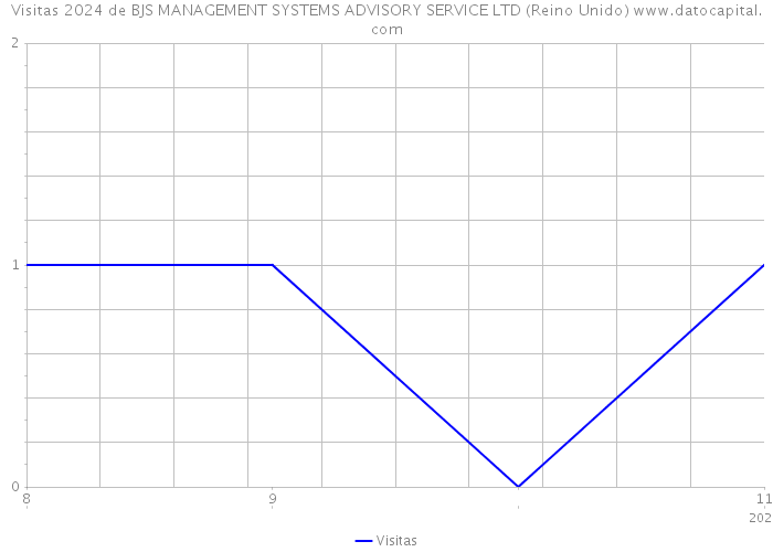 Visitas 2024 de BJS MANAGEMENT SYSTEMS ADVISORY SERVICE LTD (Reino Unido) 