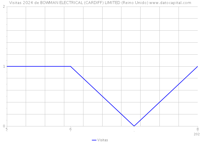 Visitas 2024 de BOWMAN ELECTRICAL (CARDIFF) LIMITED (Reino Unido) 