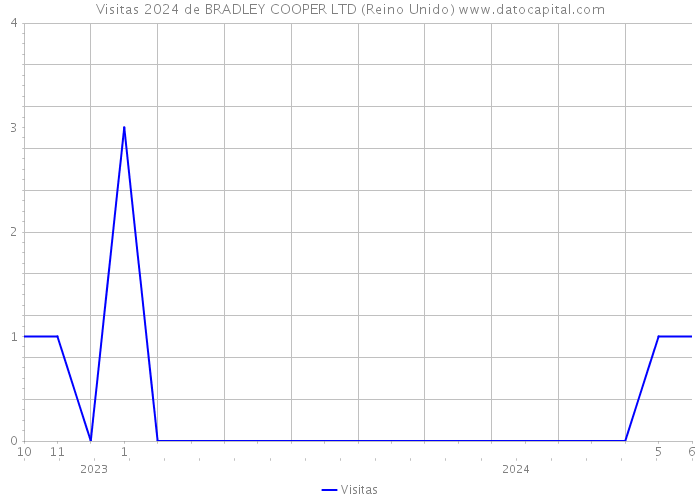 Visitas 2024 de BRADLEY COOPER LTD (Reino Unido) 