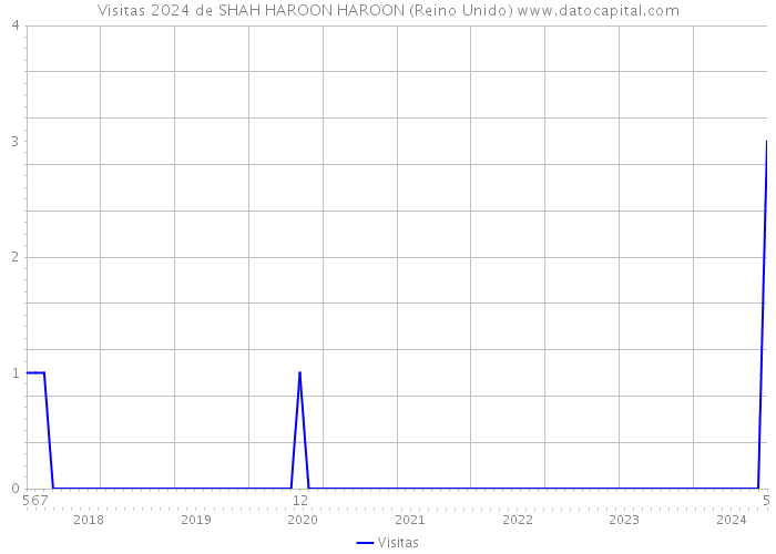 Visitas 2024 de SHAH HAROON HAROON (Reino Unido) 