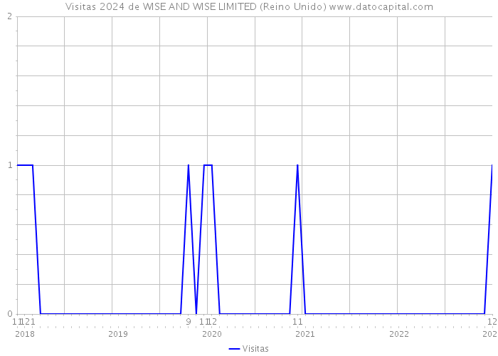 Visitas 2024 de WISE AND WISE LIMITED (Reino Unido) 