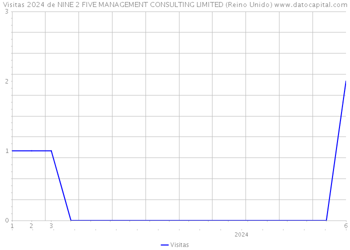 Visitas 2024 de NINE 2 FIVE MANAGEMENT CONSULTING LIMITED (Reino Unido) 