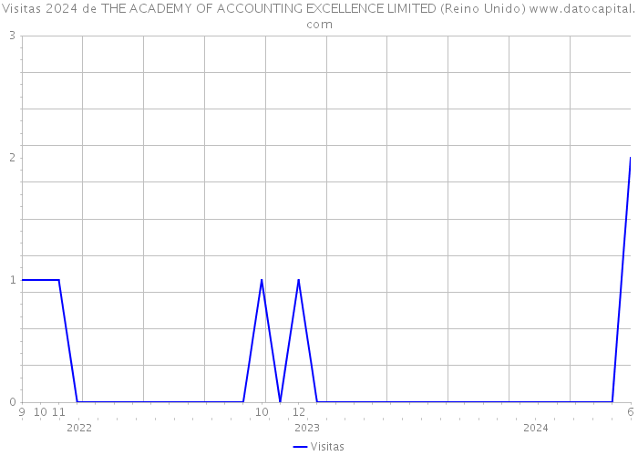 Visitas 2024 de THE ACADEMY OF ACCOUNTING EXCELLENCE LIMITED (Reino Unido) 