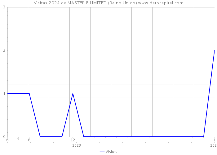 Visitas 2024 de MASTER B LIMITED (Reino Unido) 