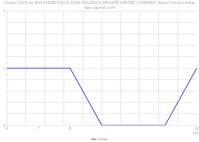 Visitas 2024 de W H ANDERTON & SONS HOLDINGS PRIVATE LIMITED COMPANY (Reino Unido) 