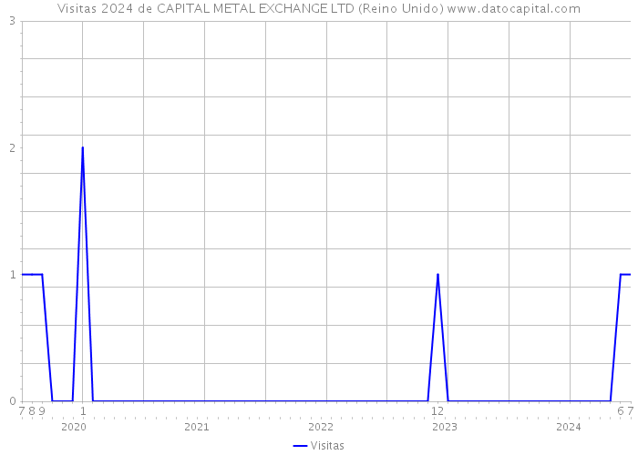 Visitas 2024 de CAPITAL METAL EXCHANGE LTD (Reino Unido) 