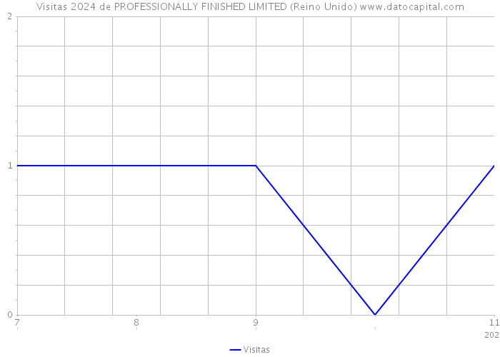 Visitas 2024 de PROFESSIONALLY FINISHED LIMITED (Reino Unido) 