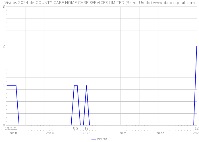 Visitas 2024 de COUNTY CARE HOME CARE SERVICES LIMITED (Reino Unido) 