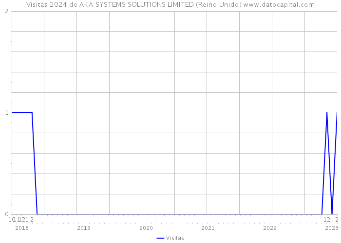 Visitas 2024 de AKA SYSTEMS SOLUTIONS LIMITED (Reino Unido) 