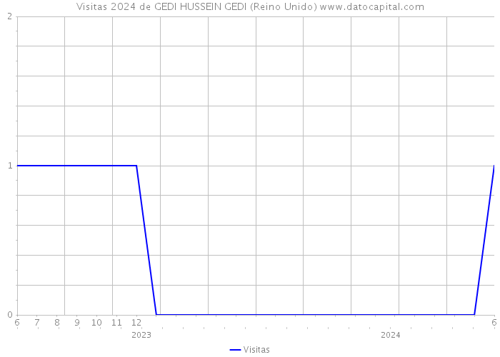 Visitas 2024 de GEDI HUSSEIN GEDI (Reino Unido) 