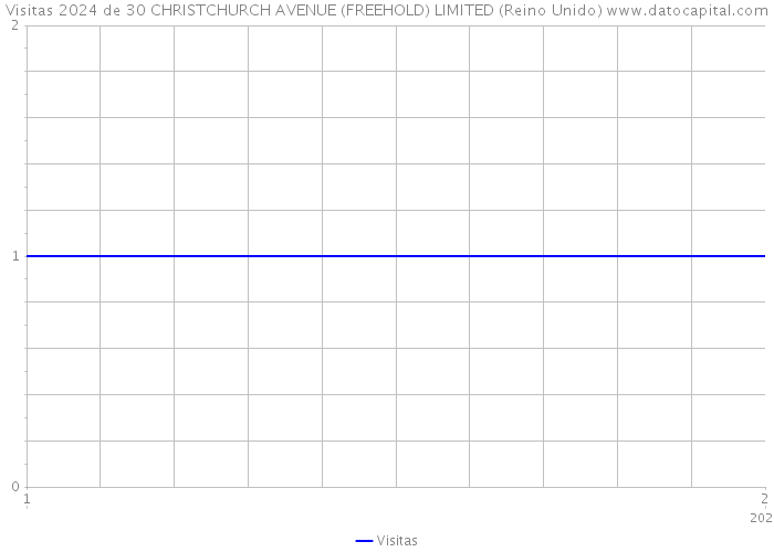 Visitas 2024 de 30 CHRISTCHURCH AVENUE (FREEHOLD) LIMITED (Reino Unido) 