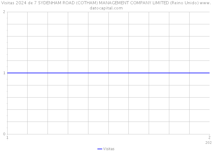 Visitas 2024 de 7 SYDENHAM ROAD (COTHAM) MANAGEMENT COMPANY LIMITED (Reino Unido) 