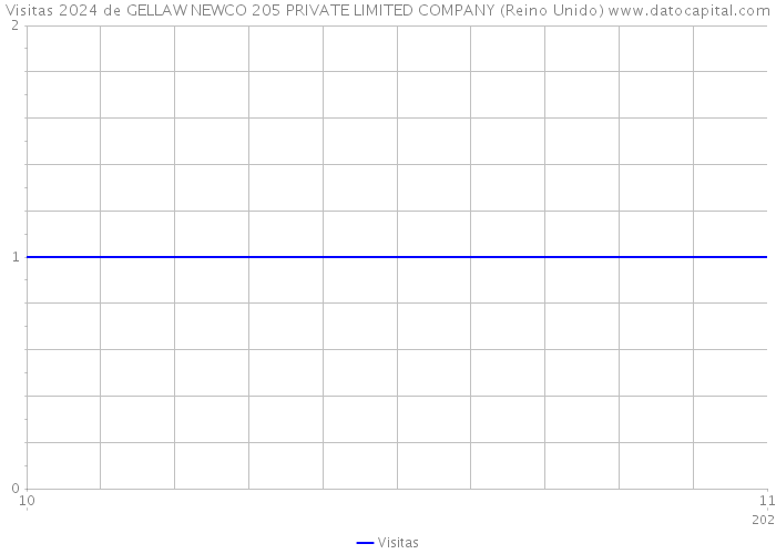 Visitas 2024 de GELLAW NEWCO 205 PRIVATE LIMITED COMPANY (Reino Unido) 