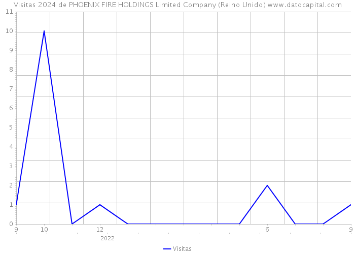 Visitas 2024 de PHOENIX FIRE HOLDINGS Limited Company (Reino Unido) 
