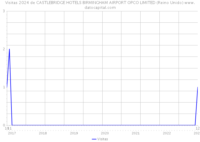 Visitas 2024 de CASTLEBRIDGE HOTELS BIRMINGHAM AIRPORT OPCO LIMITED (Reino Unido) 