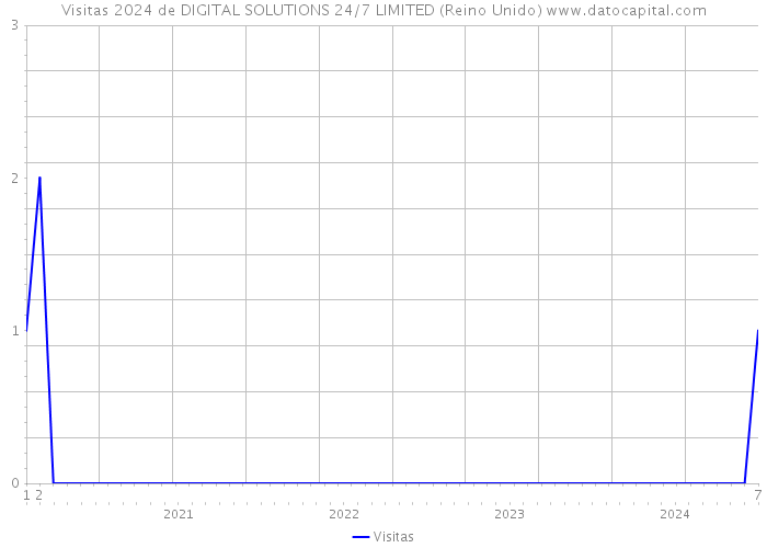 Visitas 2024 de DIGITAL SOLUTIONS 24/7 LIMITED (Reino Unido) 