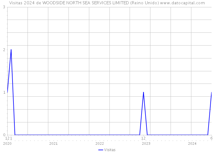 Visitas 2024 de WOODSIDE NORTH SEA SERVICES LIMITED (Reino Unido) 