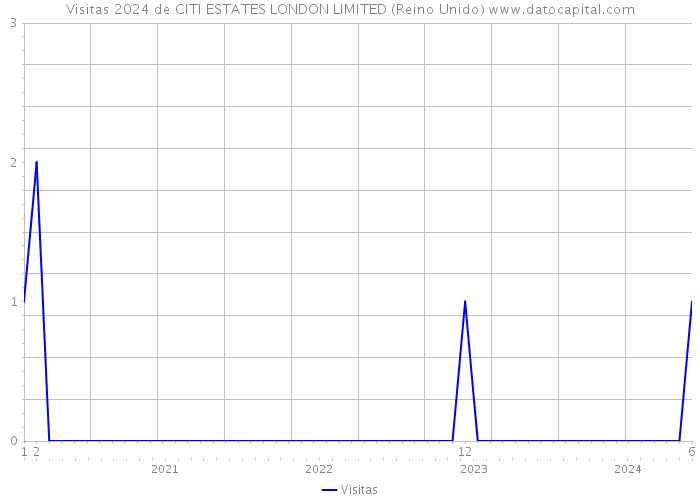 Visitas 2024 de CITI ESTATES LONDON LIMITED (Reino Unido) 