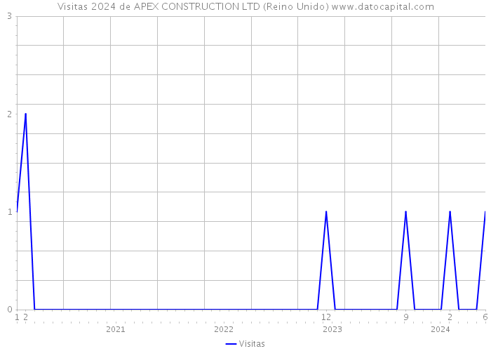 Visitas 2024 de APEX CONSTRUCTION LTD (Reino Unido) 