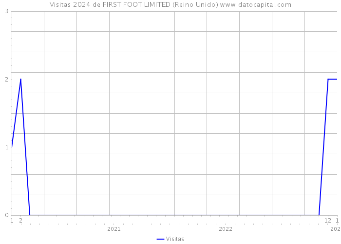 Visitas 2024 de FIRST FOOT LIMITED (Reino Unido) 