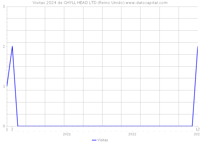 Visitas 2024 de GHYLL HEAD LTD (Reino Unido) 